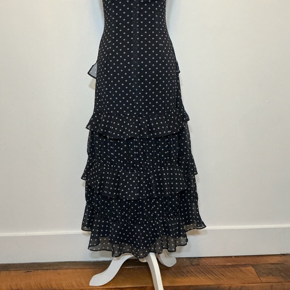 La Maison Talulah Polka Dot Tiered Ruffle Maxi Dress SAMPLE Size S - Picture 3 of 8